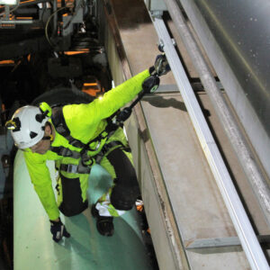 Vérification rail antichute Cality