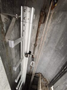 Maintenance rail antichute